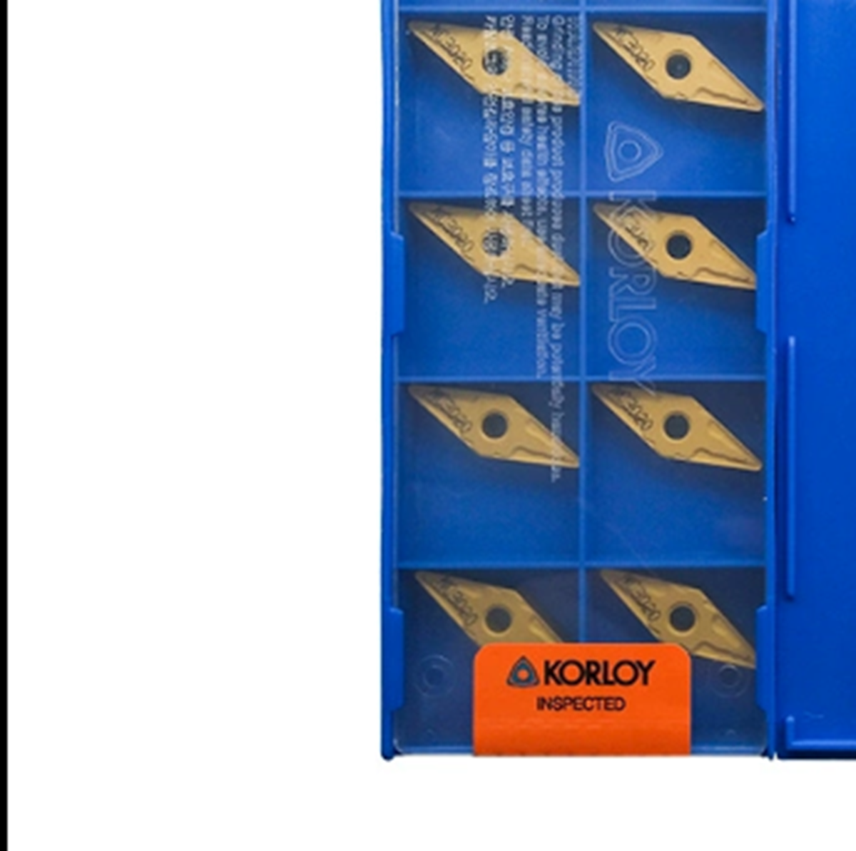 10PCS KORLOY VNMG160408-HS Carbide Inserts for CNC Machining, High-Speed Precision Tooling - KORLOY