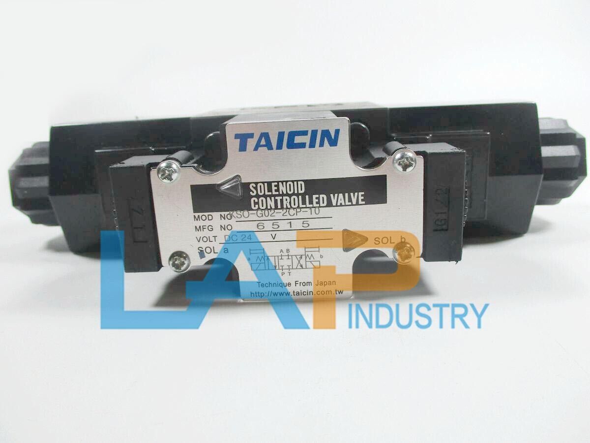 TAICIN KSO-G02-2CP-10 Solenoid Controlled Valve - 1PCS New - TAICIN