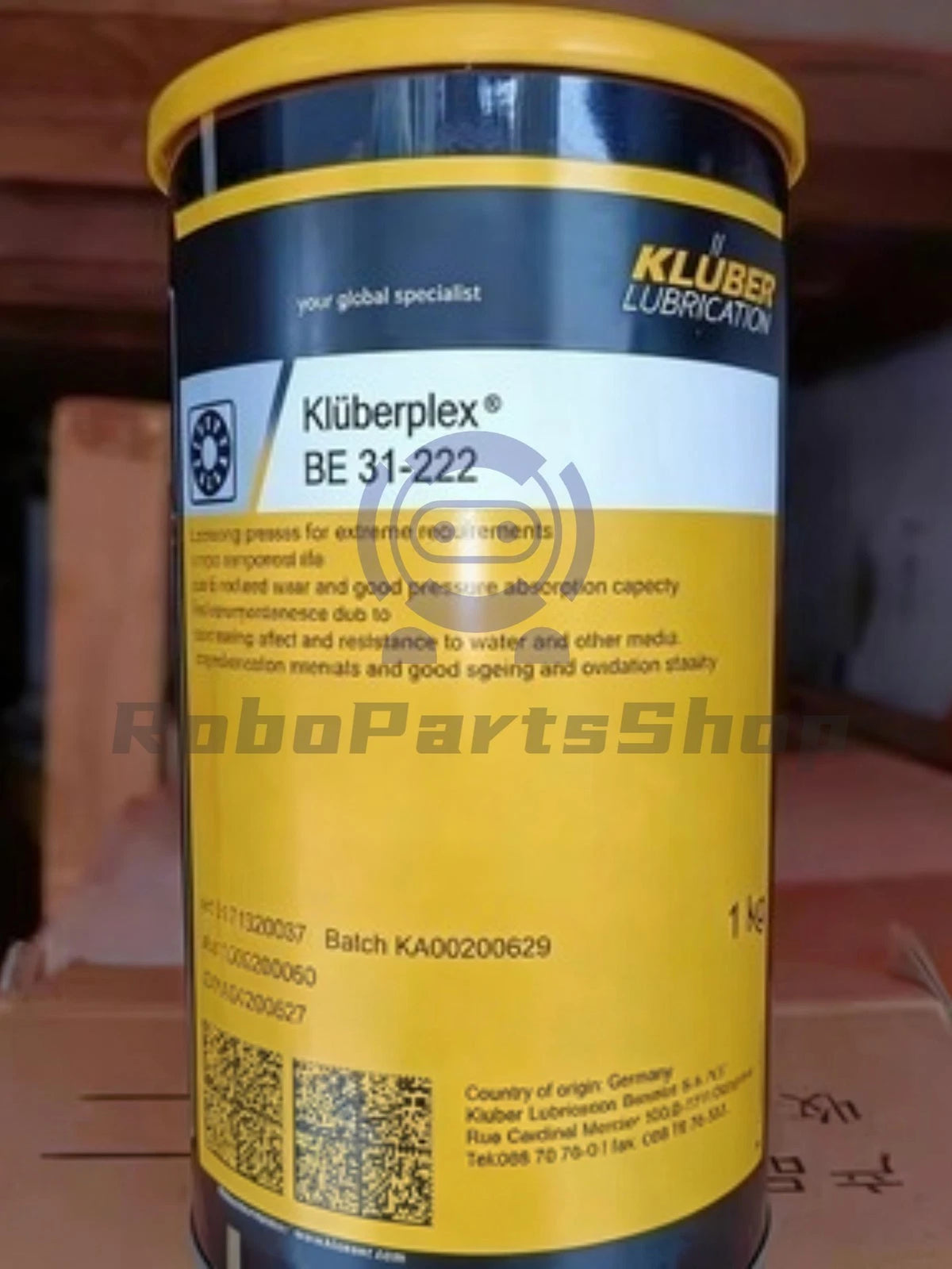 1PCS KLUBER Lubrication Kluberplex BE 31-222 1Kg ( 2.2 LB) Fast shipping