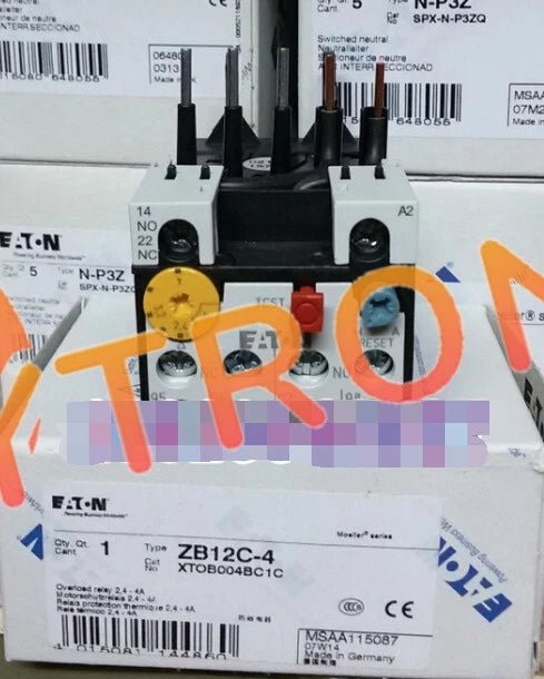 1PCS EATON MOELLER ZB12C-4 2.4-4A