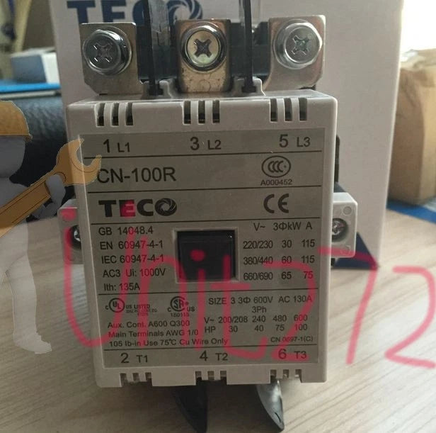 CN-100R CN 100R 220AC TECO Contactor free shipping