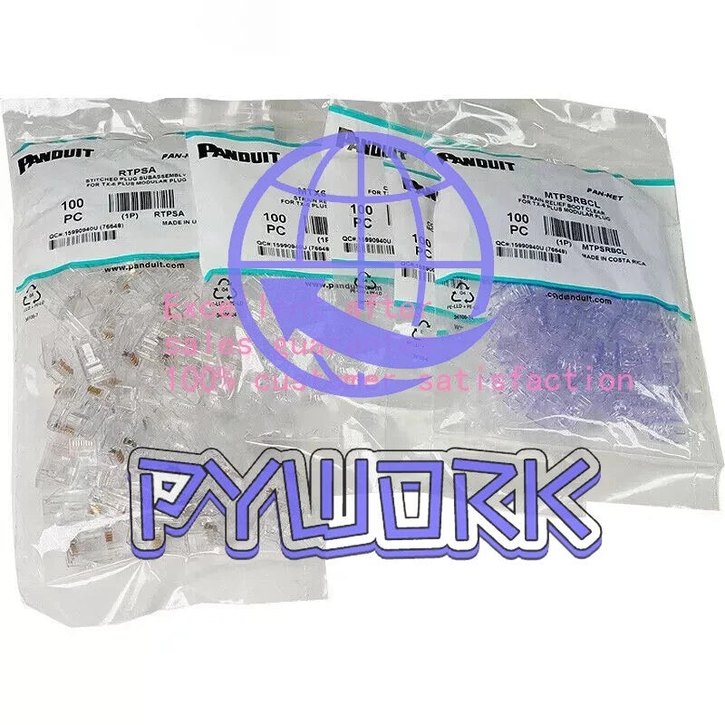 100pcs Panduit SP688-C Category 6 TX6™ RJ45 Modular Plug Freight Free