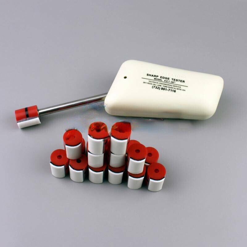 UL 1439 Sharp Edge Tester Testing Meter +21 pcs pressure testing caps