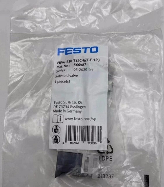 1pcs Festo VUVG-B10-T32C-AZT-F-1P3 566487 Solenoid Valve