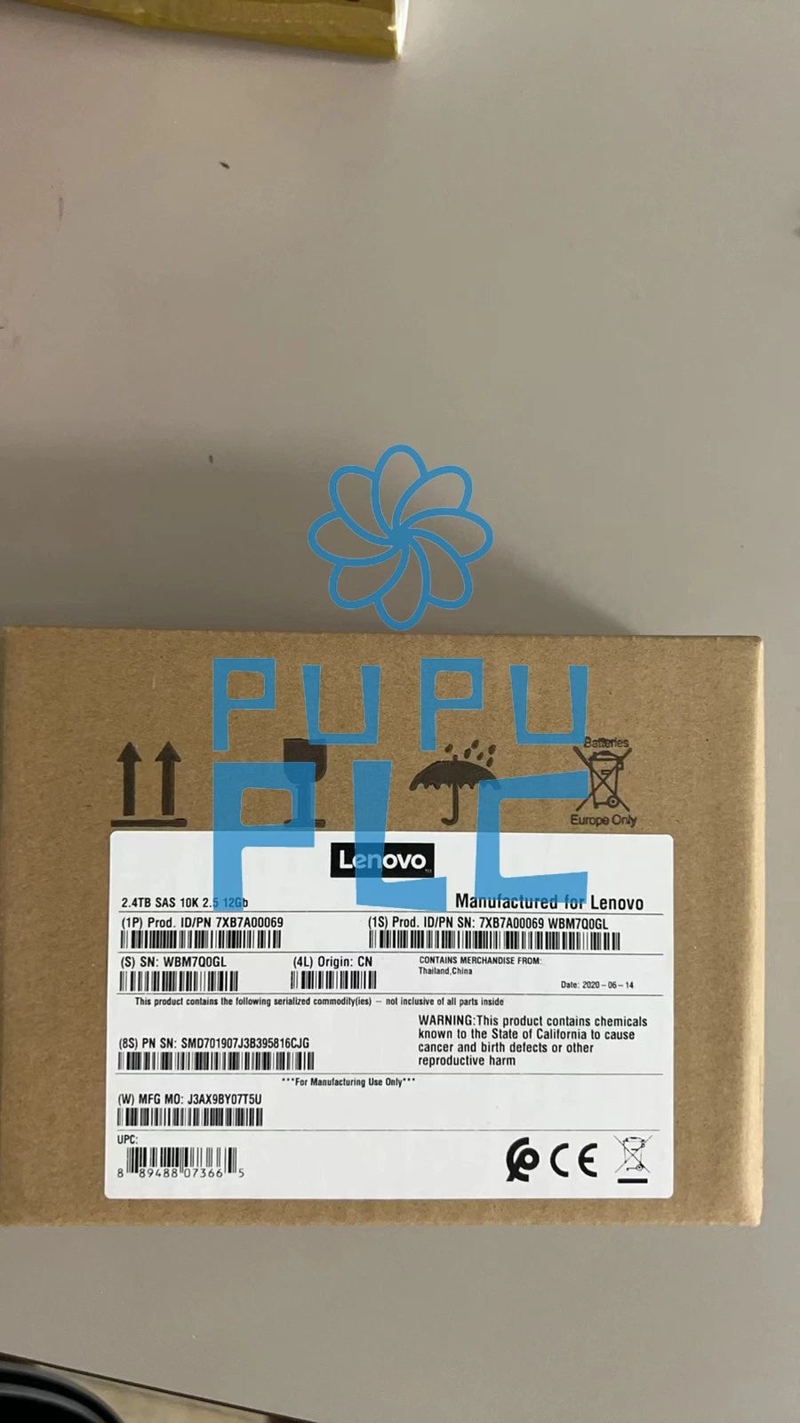 Lenovo 7XB7A00069 01GV182 ThinkSystem 2.5" 2.4TB 10K SAS 12Gb Hard Drive