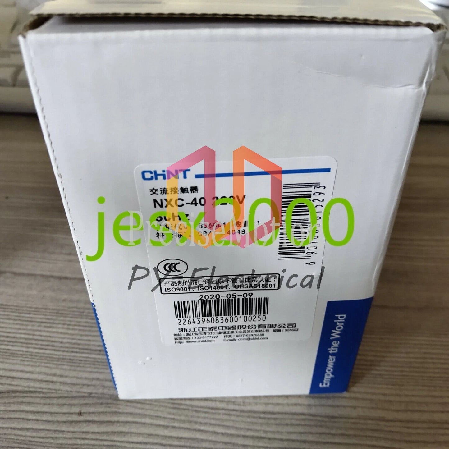 1PCS Chint AC Contactor NXC-40 220V