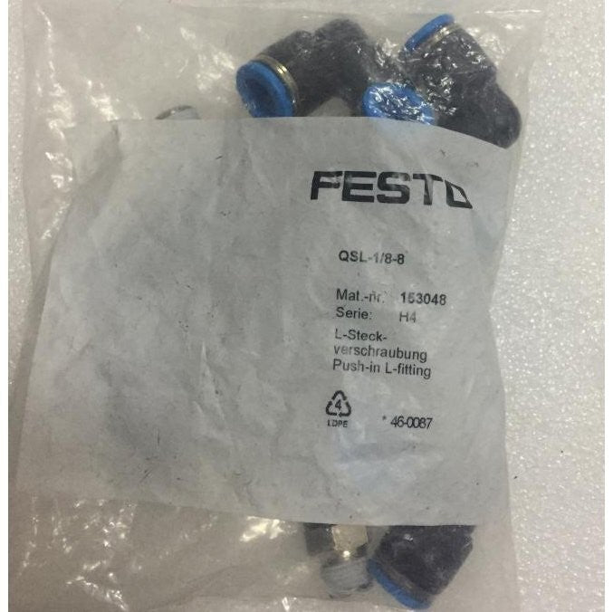 1bag/10pcs FESTO QSL-1/8-8 153048 Screw joint Fast Shipping