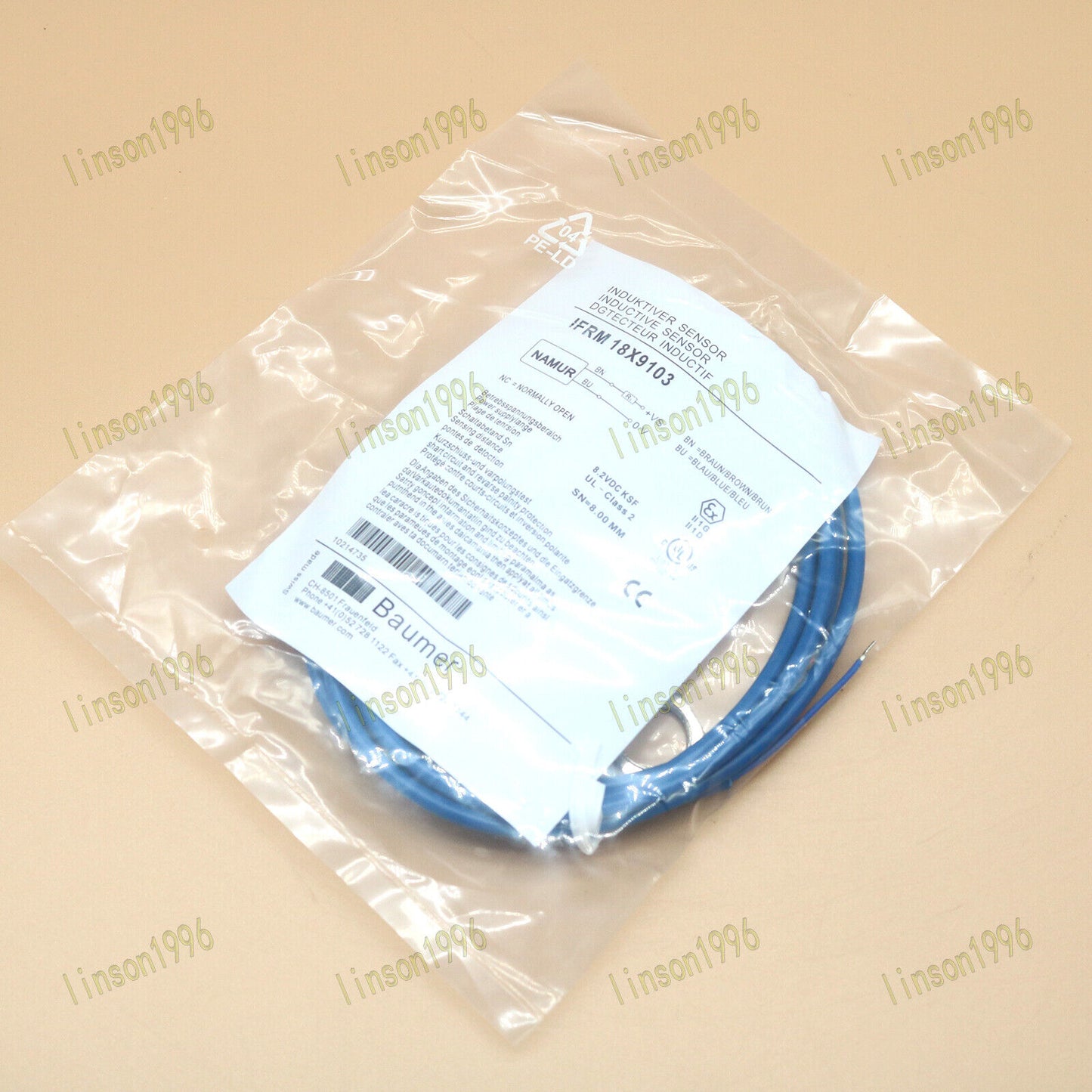 Baumer Proximity Switch IFRM 18X9103: 18X9103 Proximity Switch - BAUMER