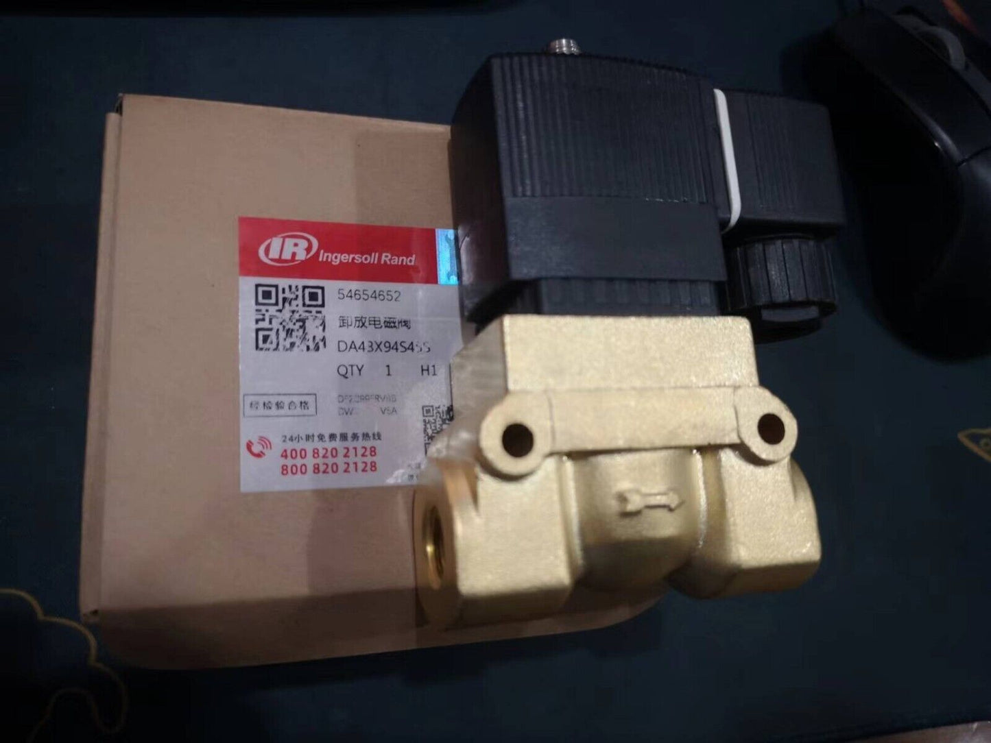 New Ingersoll Rand 54654652 Air Compressor Solenoid Valve - INGERSOLL RAND