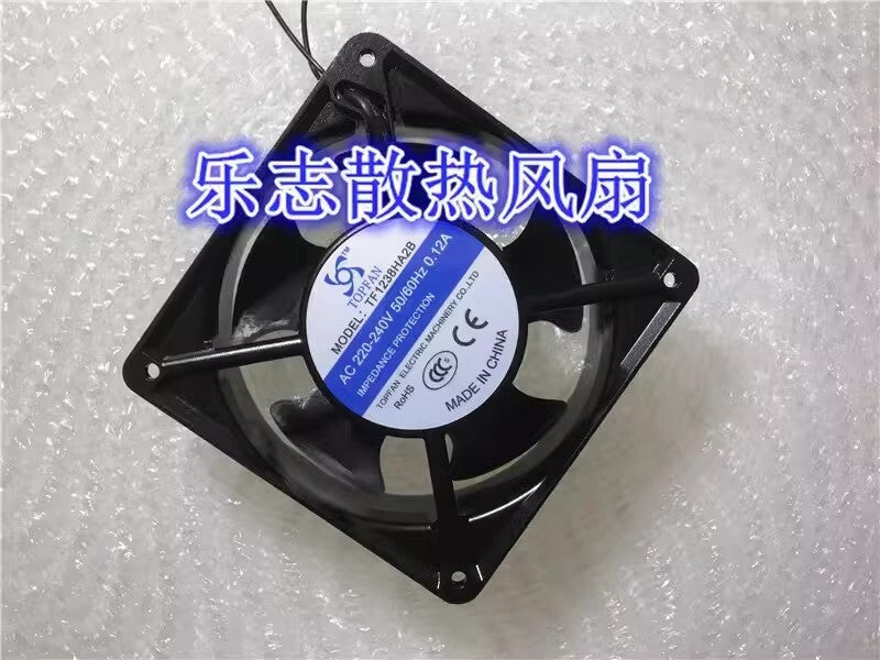 TOPFAN TF1238HA2B AC220V-240V 0.12A Aluminum Frame Cooling Fan