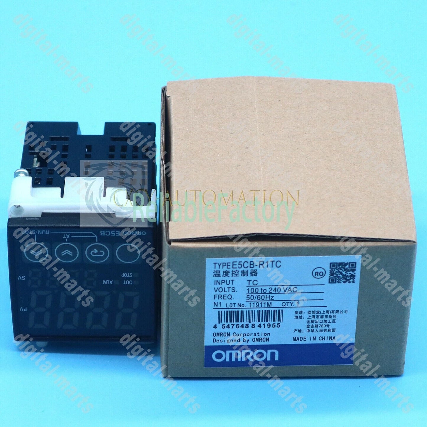 A Omron E5CB-R1TC temperature controller Free Shipping#LJ~