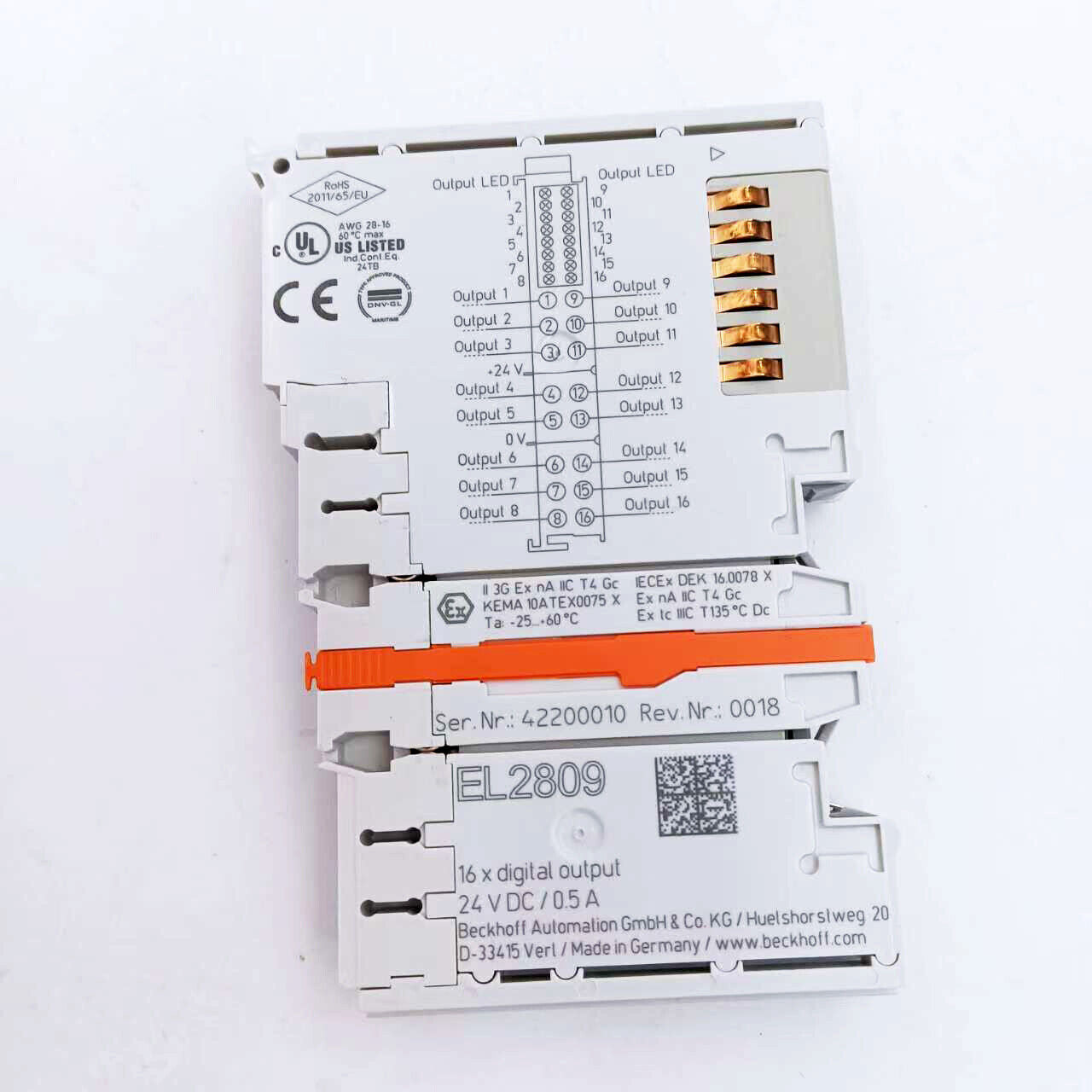 Beckhoff EL2809 System – Shipping Solutions - BECKHOFF