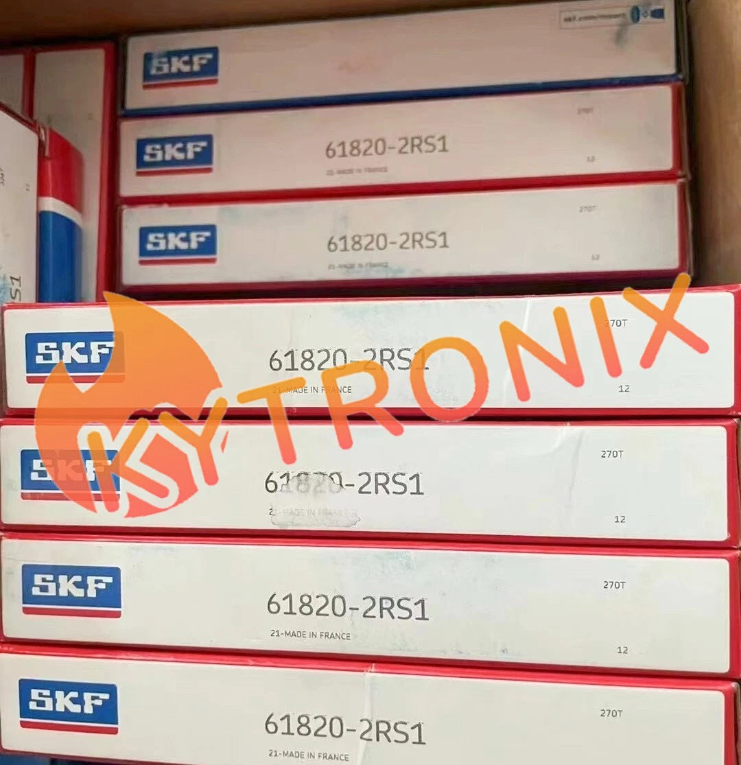 SKF 61820-2RS1 single row deep groove ball bearing 1PCS