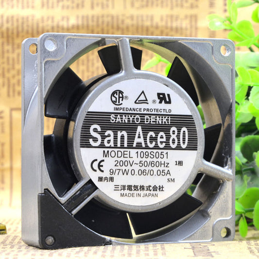 1PC 109S051 For SANYO San Ace80 9/7W 0.06/0.05A cooling fan