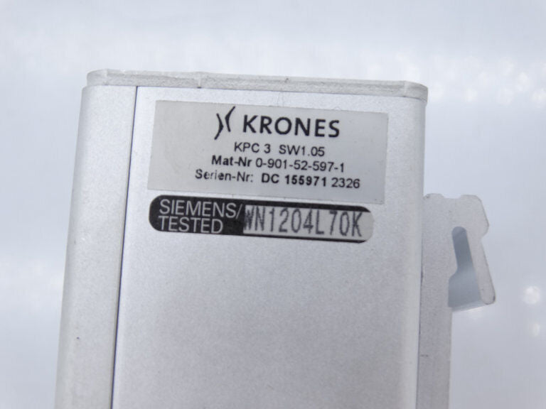 KRONES KPC3 SW1.05 PLC Module - High-Precision Control System - KRONES