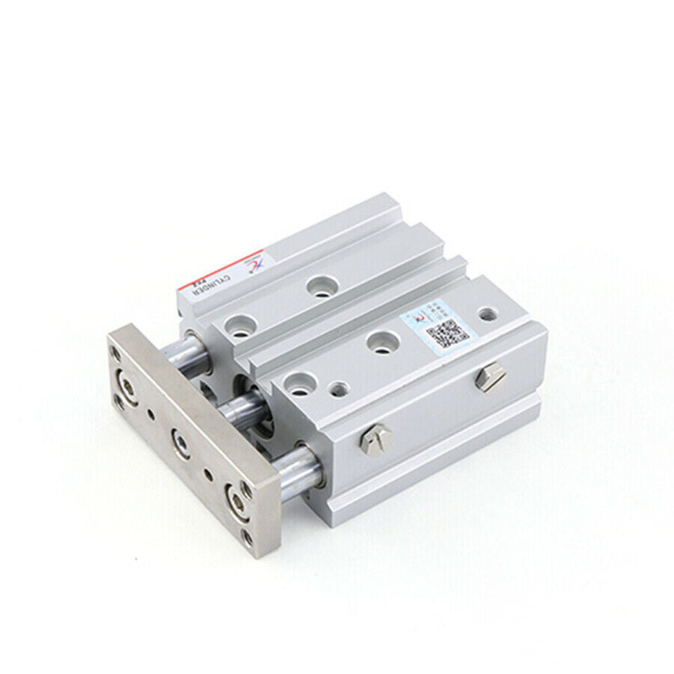 new SMC MGPM25-125Z Air Cylinder with Guide Rod Plate Slide Bearing Compact - SMC