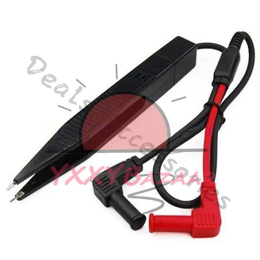 Multimeter Tweezers Capacitor Resistors Diodes Voltmeter Test Clip Meter Probe