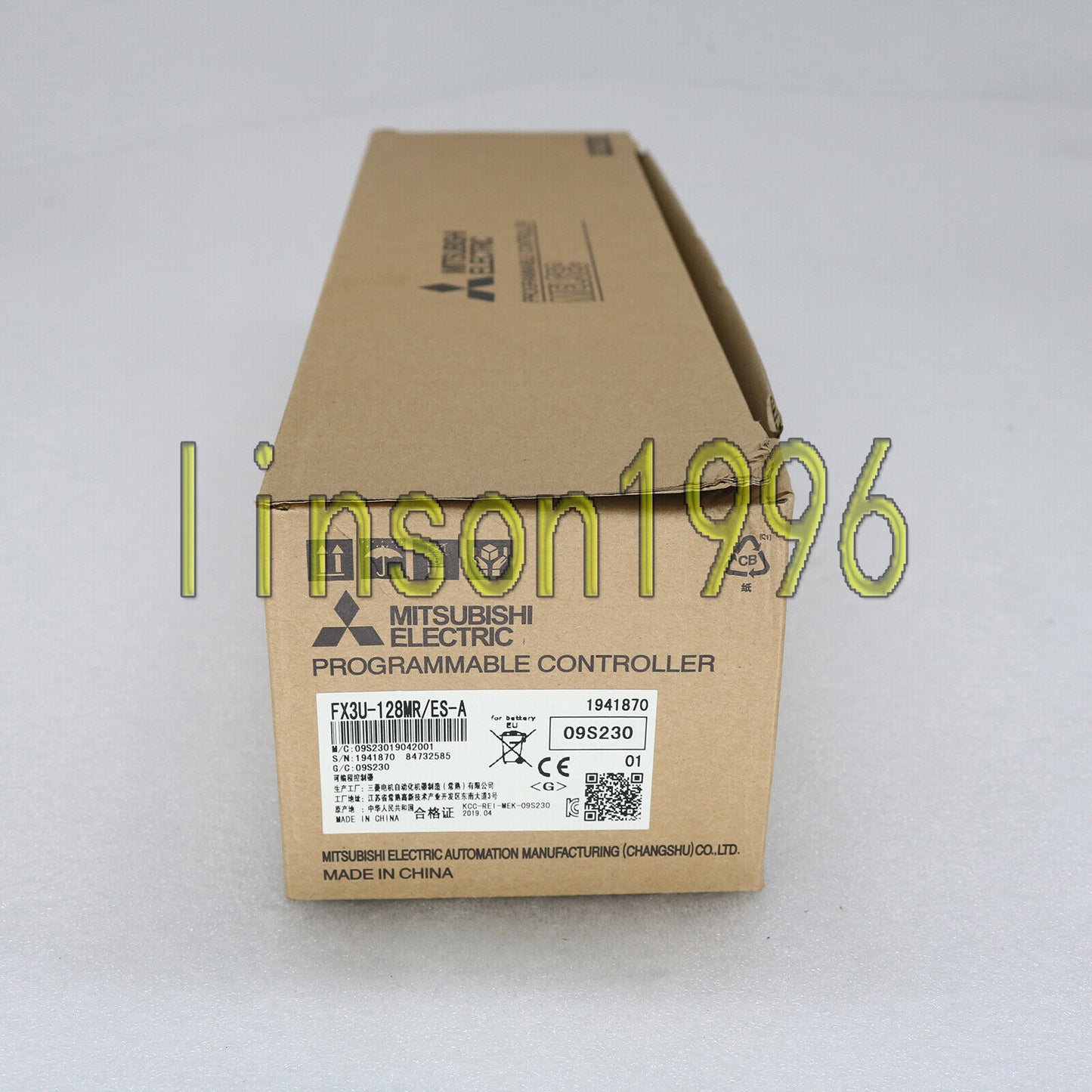 Mitsubishi FX3U-128MR/ES-A PLC Controller - MITSUBISHI