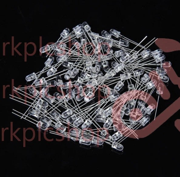 100PCS F3 3mm Warm White Round Superbright LED Light LED lamp