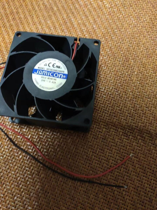 JAMICON KF0838B2SRPR 24V 0.62A 8CM 2-Wire Cooling Fan - JAMICON