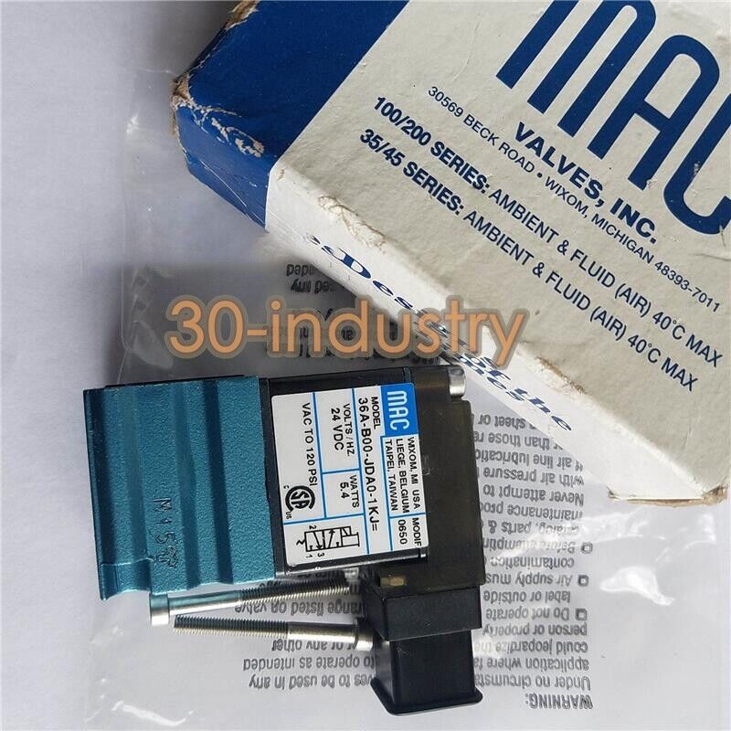 Solenoid Valve 36A-B00-JDA0-1KJ - New in Box, 1PCS - PLC-INDUSTRY-TOOLS