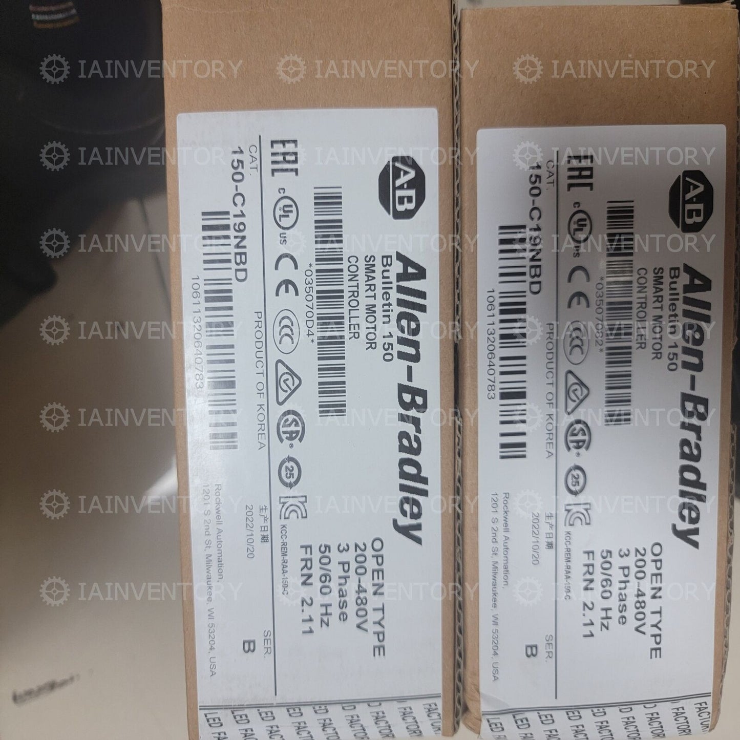 Sealed Allen Bradley 150-C19NBD 1 Year Ship in Box - ALLEN BRADLEY
