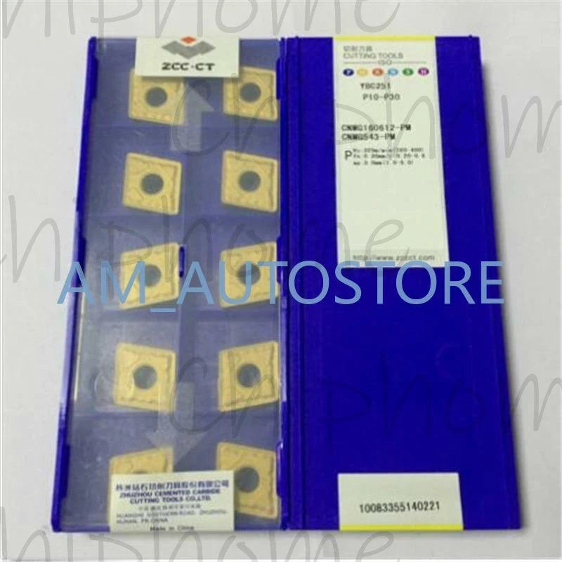 10pcs ZCC.CT CNMG543-PM YBC251 CNMG160612 PM YBC251 Carbide Inserts