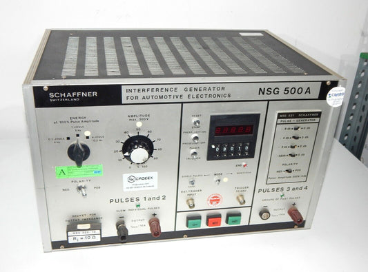 used SCHAFFNER NSG 500A Interference Generator for Automotive Electronics (TESEQ) - SCHAFFNER
