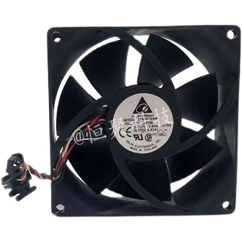 Delta EFB0912HHE-S79S DC12V 0.84A 9038 High Airflow Dual Ball Cooling Fan