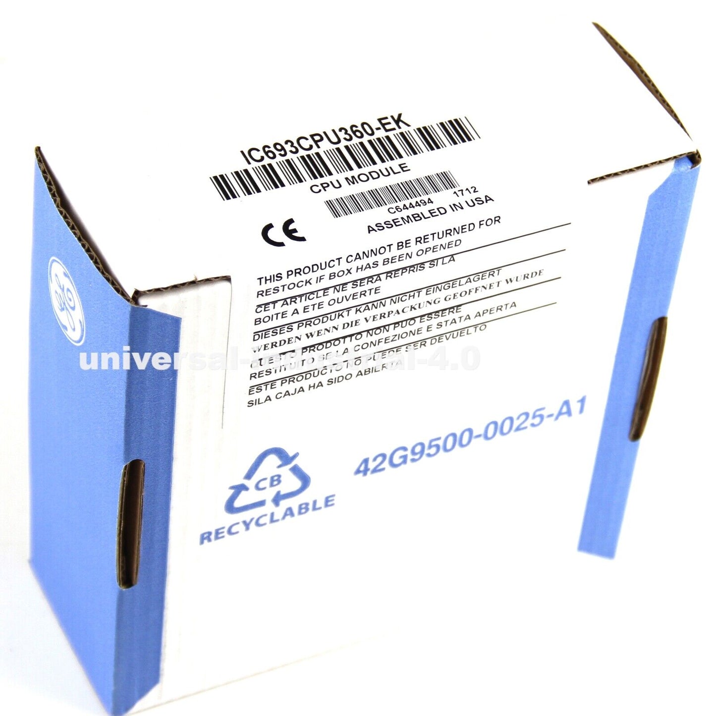 GE FANUC IC693CPU360 CPU Module 240K User Memory - GE