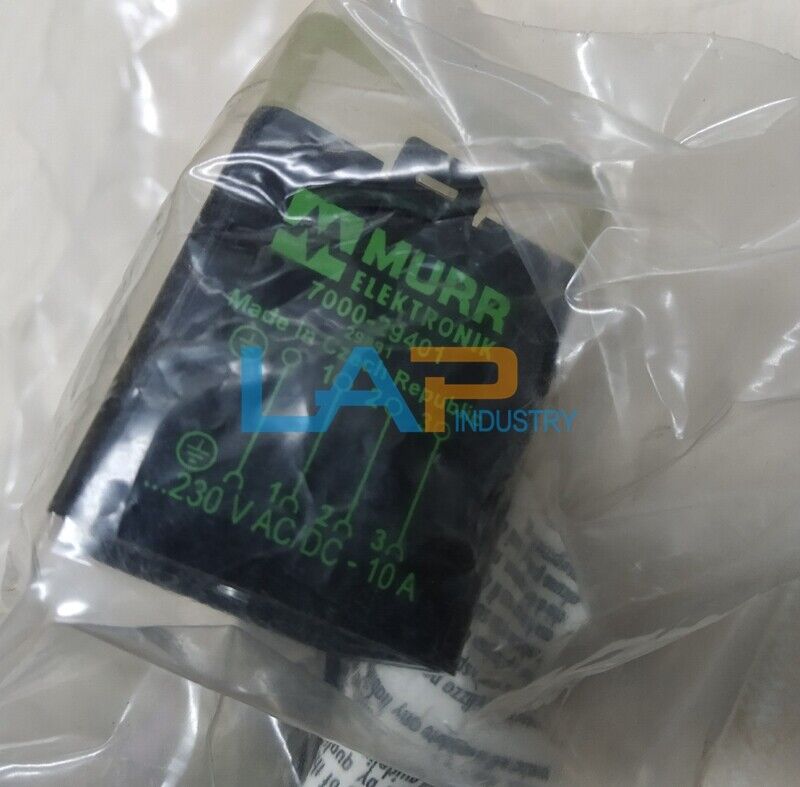 MURR Solenoid Valve Plug 7000-29401-0000000 230V AC/DC 10A Connector - MURR
