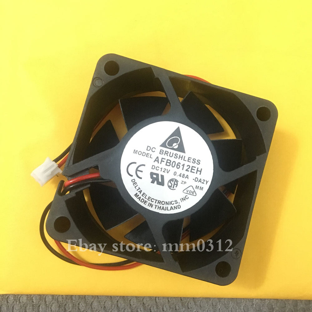 new 1pcs Delta AFB0612EH 6CM 12V 0.48A Ball cooling fan 6025 60 * 60 * 25mm