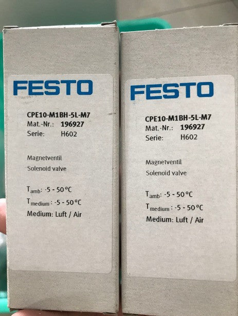 1PC Festo CPE10-M1BH-5L-M7 196927 Solenoid Valve *TT