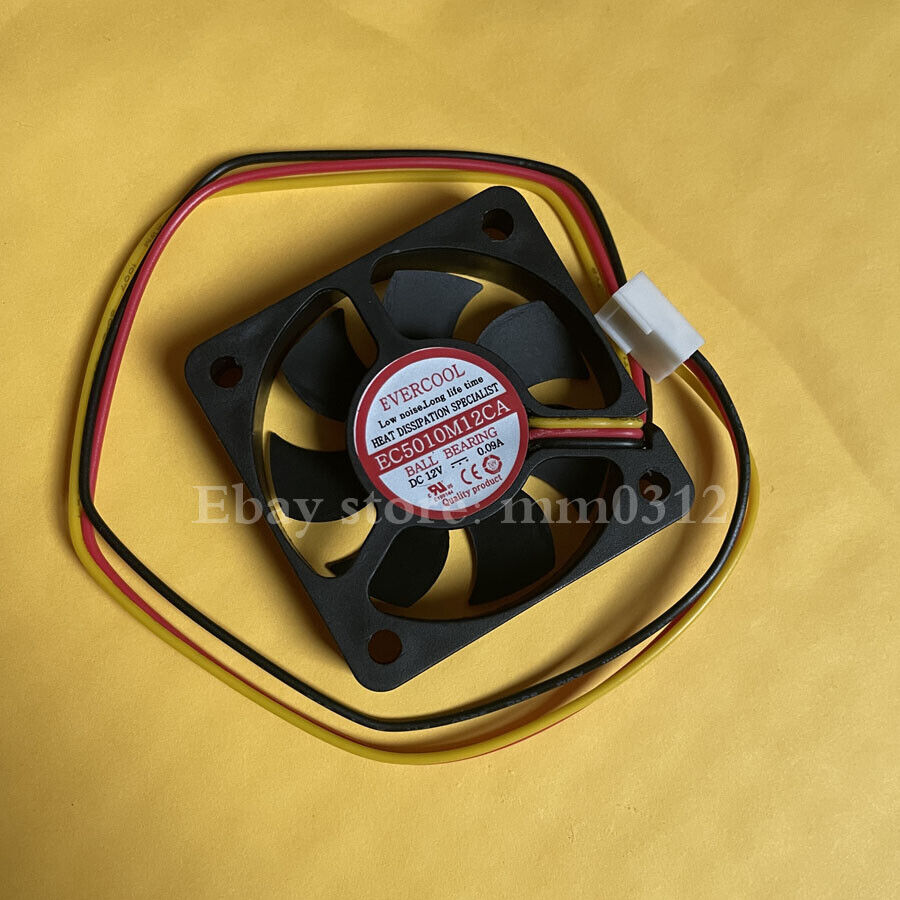 new EVERCOOL EC5010M12CA DC12V 0.09A 5010 50mm mute CPU fan 3pin