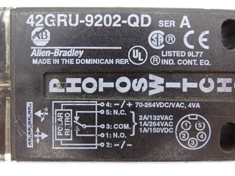 Allen Bradley 42GRU-9202-QD Series A Sensor - ALLEN BRADLEY