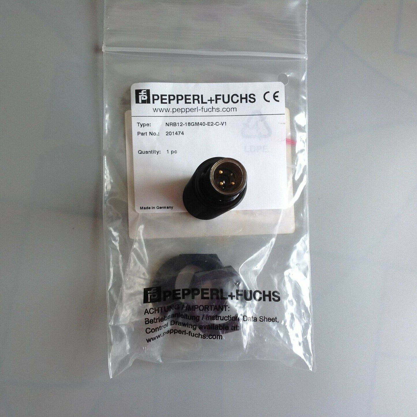 NB12-18GM40-E2-C-V1 Pepperl+Fuchs Proximity Sensor - PEPPERL+FUCHS