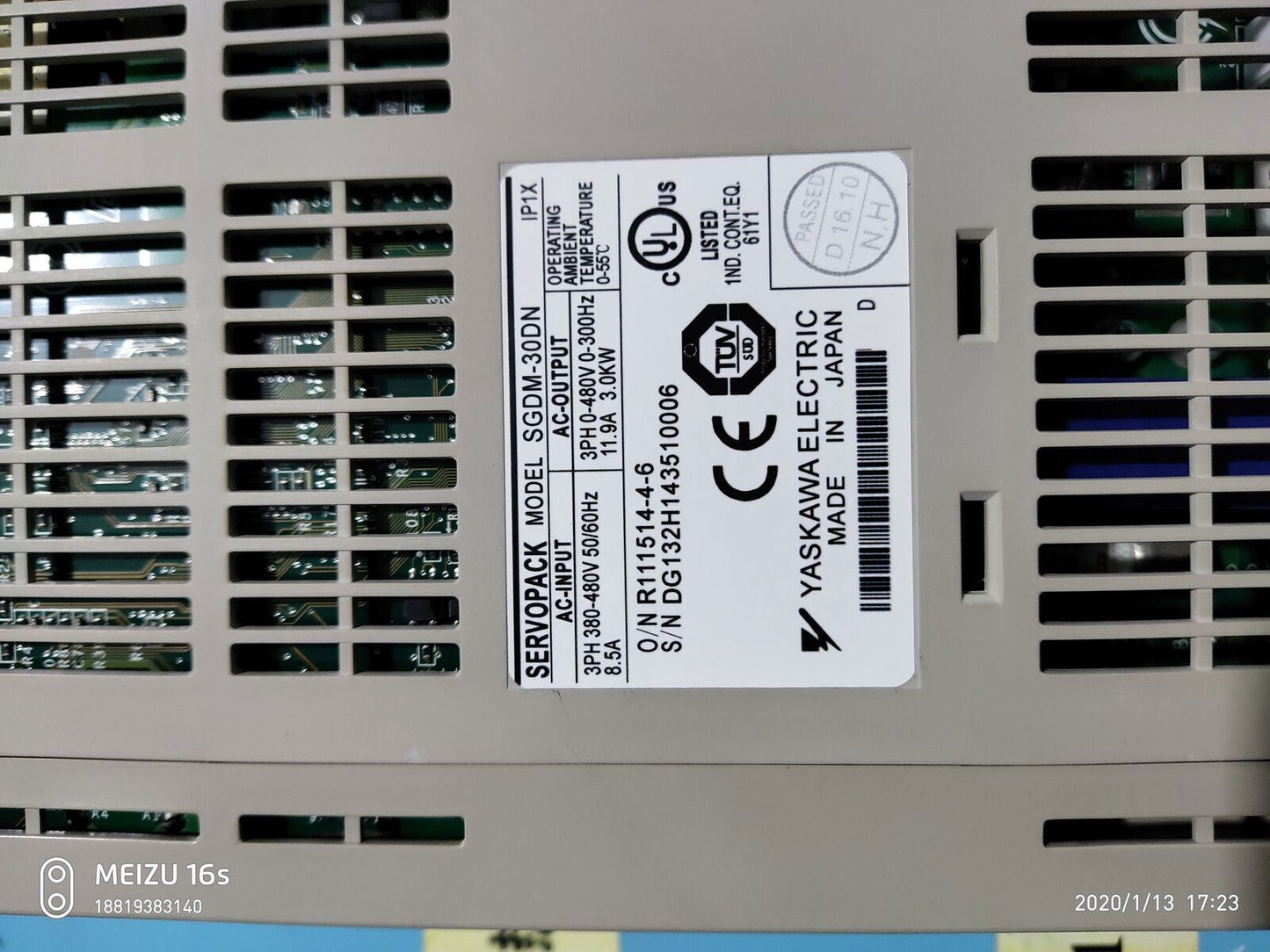 used 1PC YASKAWA SGDM-30DN Servo Drives SGDM30DN Refurbished ping - YASKAWA