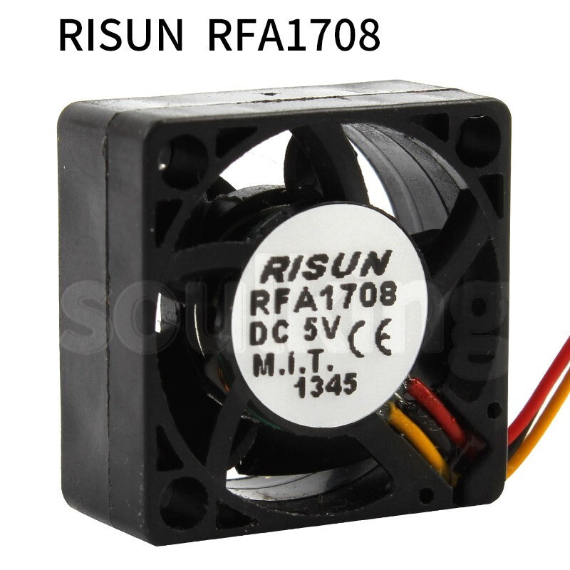 RISUN RFA1708 1.7CM 1708 17*17*8MM 5V 3-wire miniature cooling fan