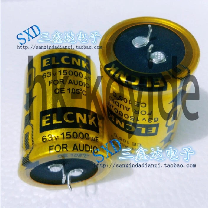 2PCS Power Amplifier AUDIO Electrolytic Capacitor 63v 15000uf 35x50mm ELCNK~