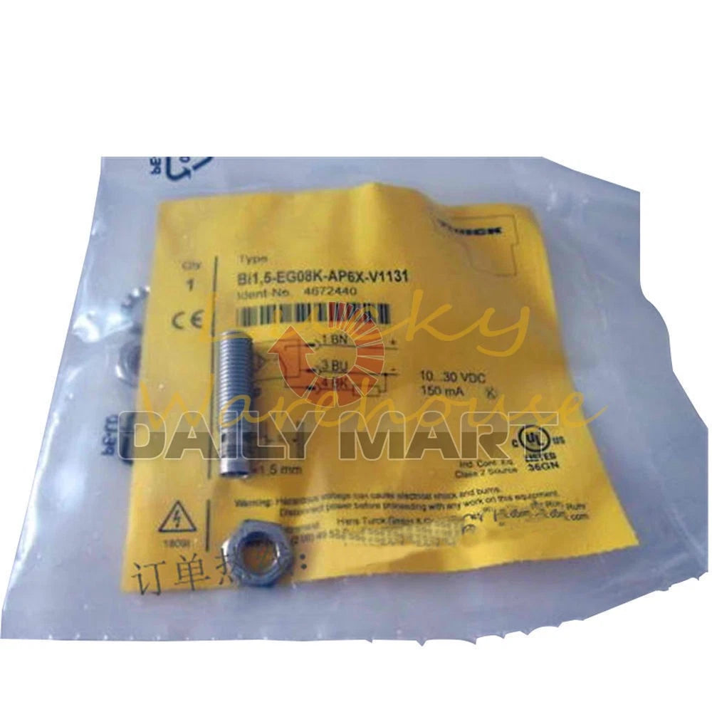 TURCK BI1.5-EG08K-AP6X-V1131 3 Wire DC NPN Embeddable Short Barrel Sensor Switch
