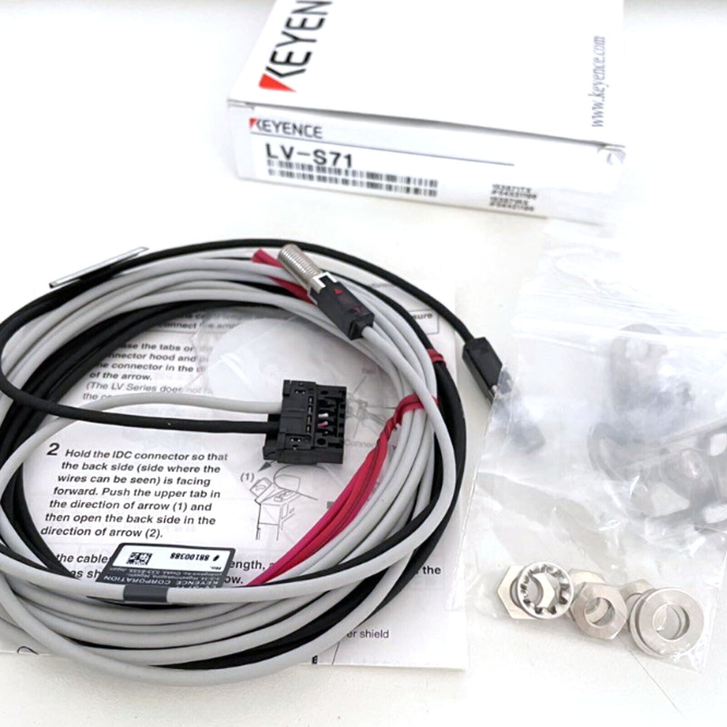 Keyence LV-S71 Laser Sensor - High-Precision Measurement Instrument - KEYENCE