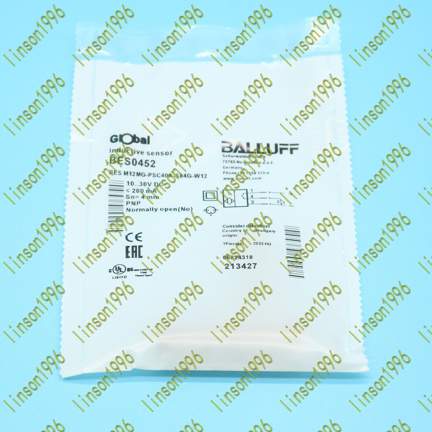 ONE BALLUFF BES M12MG-PSC40A-S04G-W12 Switch Sensor - BALLOFF