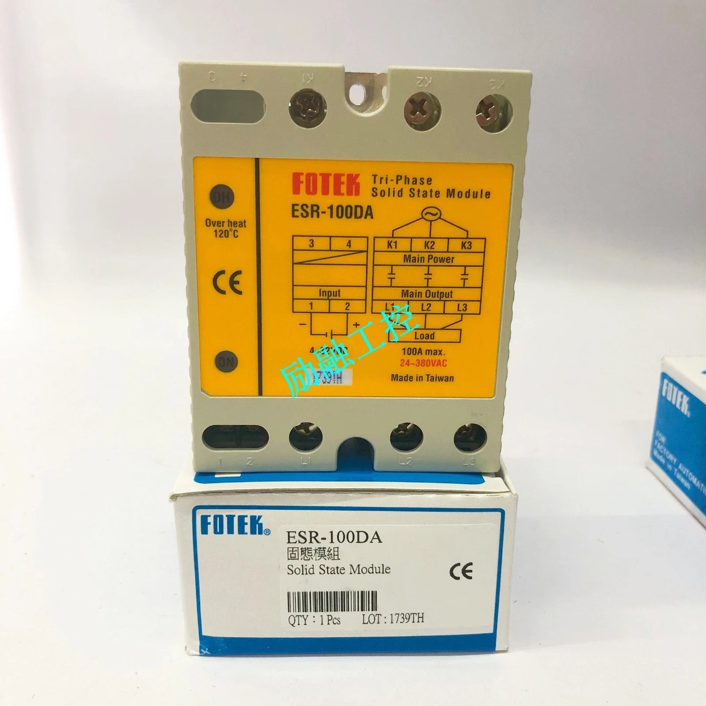 1pcs Solid State SSR Module FOTEK ESR-100DA-H Solid State Relay