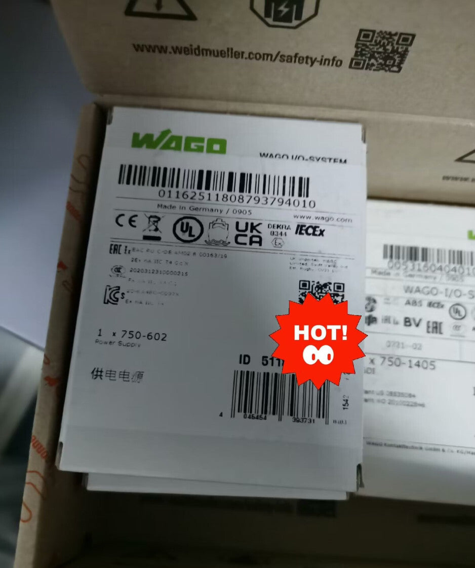 1PC Wago 750-602 750602 Power Module In Box