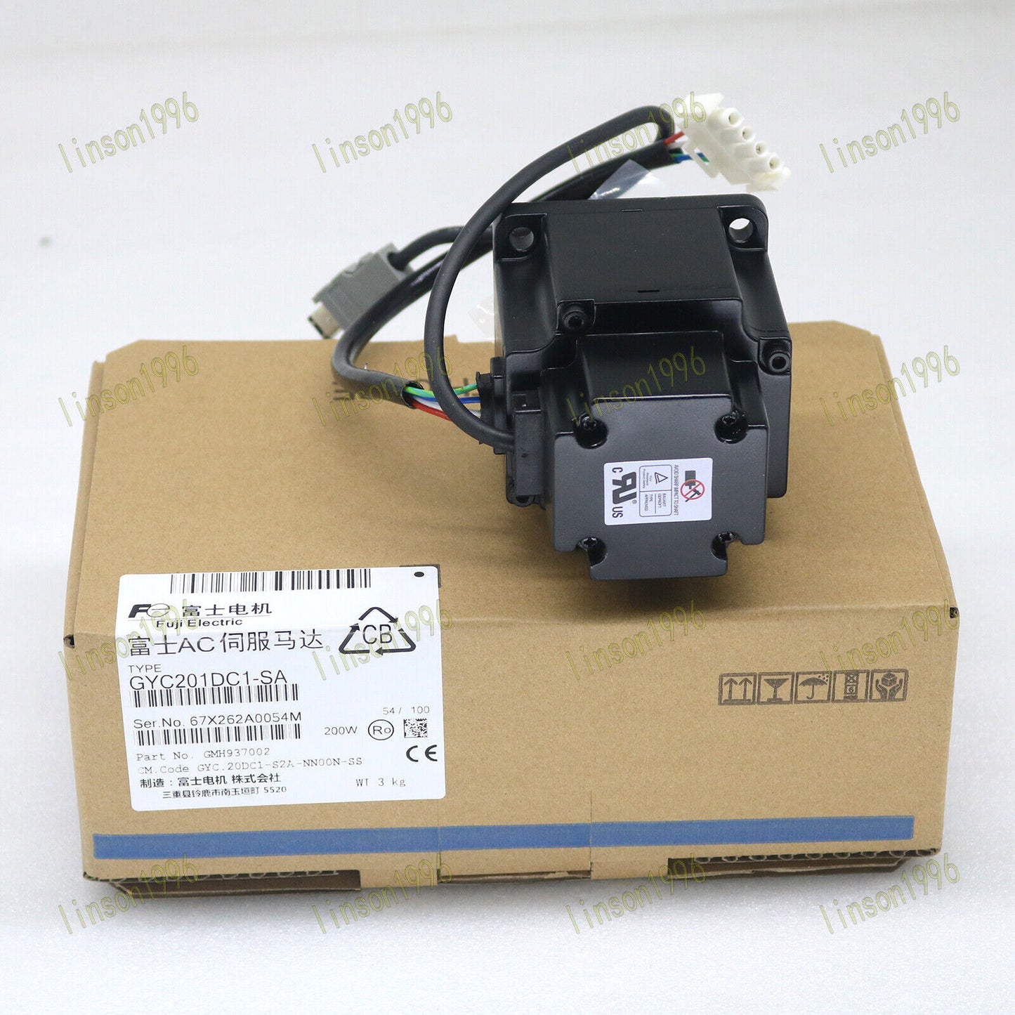 New One Fuji Servo Motor GYC201DC1SA 1 Year - ONE