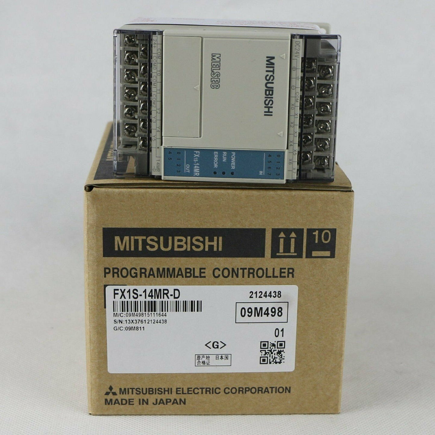 Mitsubishi FX1S-14MR-D programmable controller FX1S14MRD industrial automation controller - MITSUBISHI