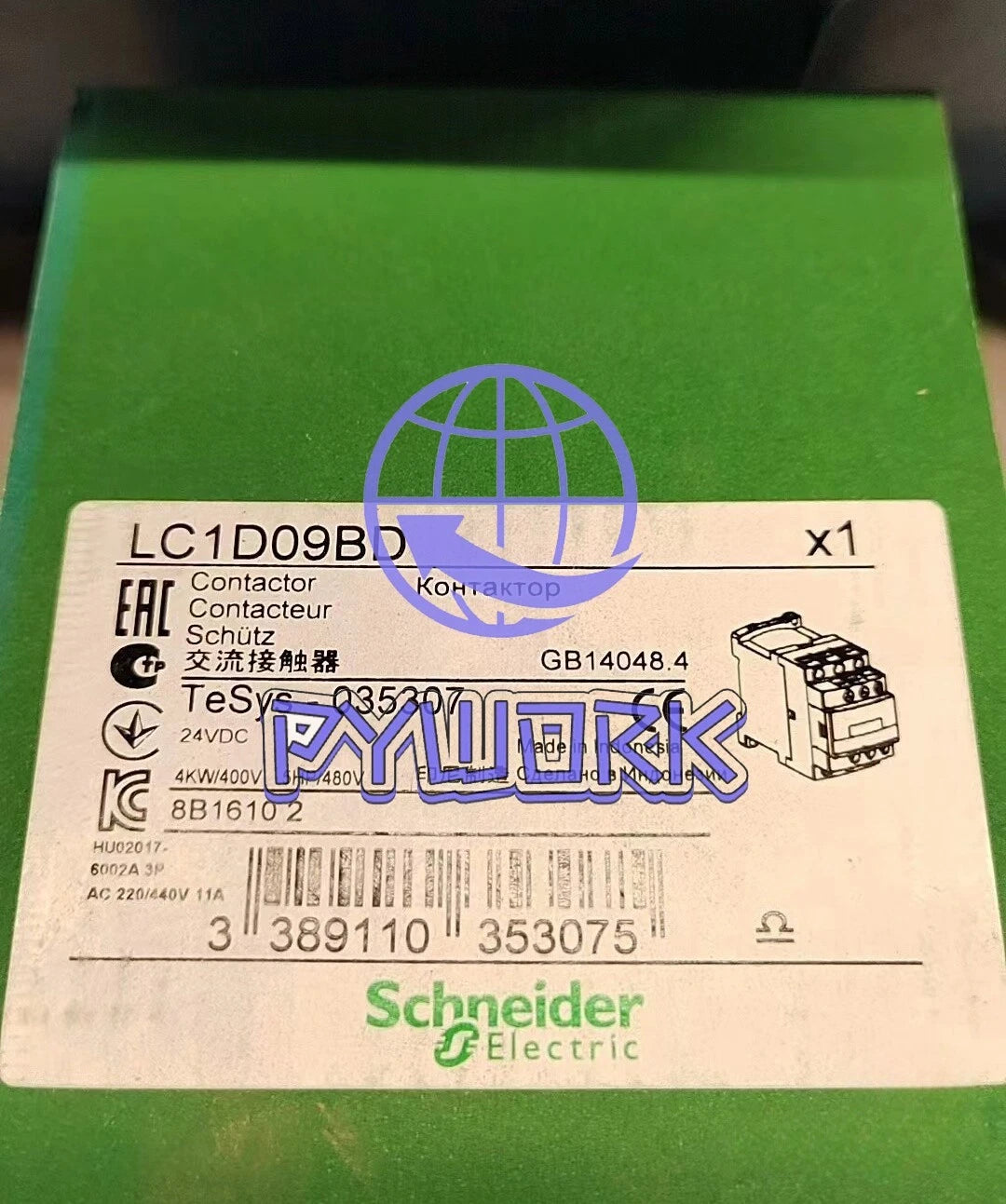 SND Contactor LC1D09BD LC1-D09BD DC24V (1PCS)