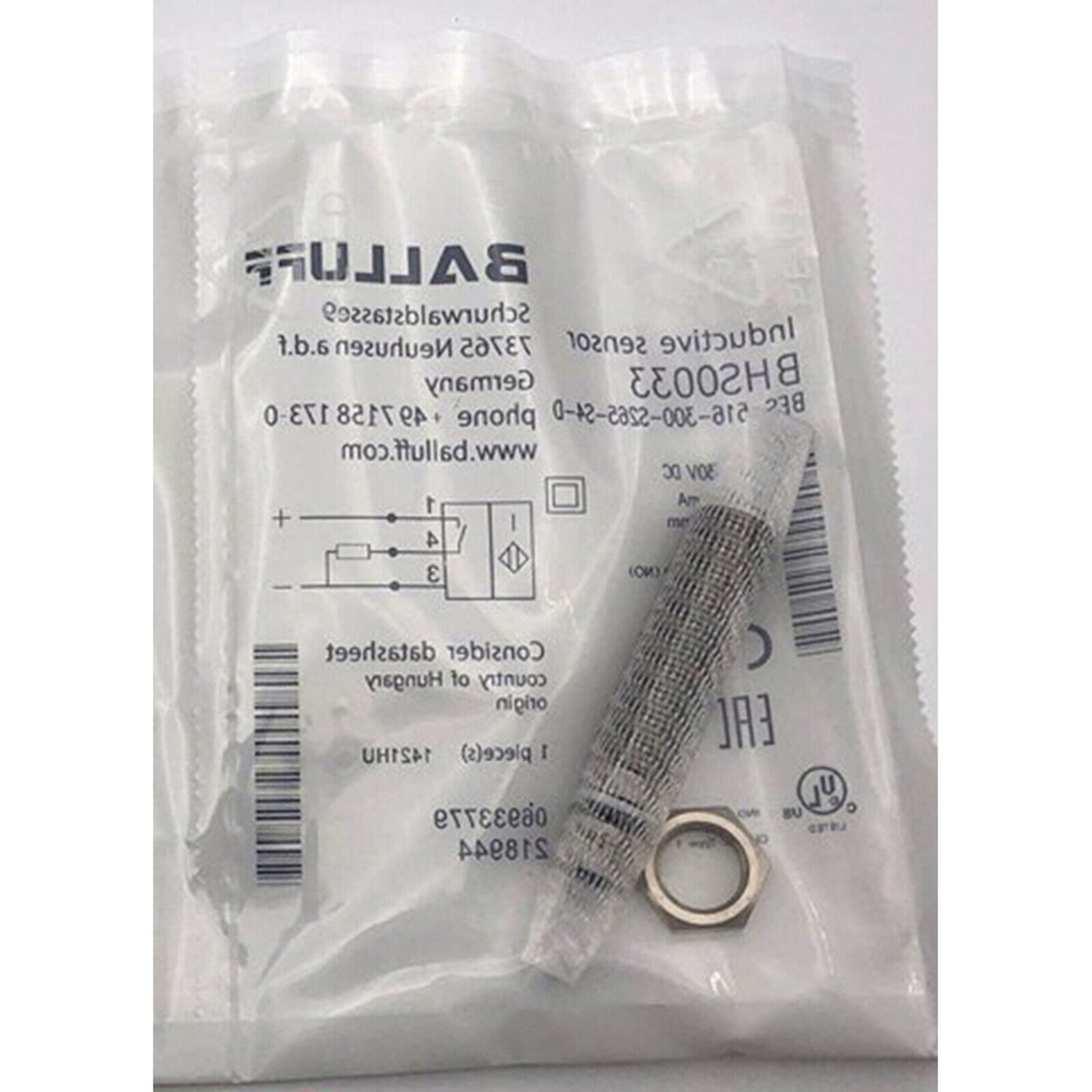 1PC BALLUFF Proximity sensor BES 516-300-S265-S4-D - BALLUFF