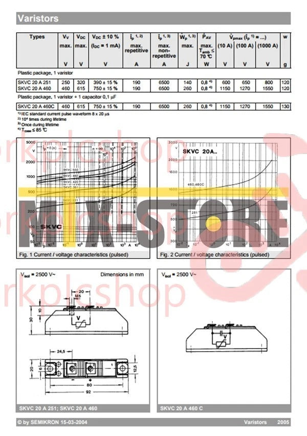 1PCS SEMIKRON Module SKVC20A460C Quality Assurance