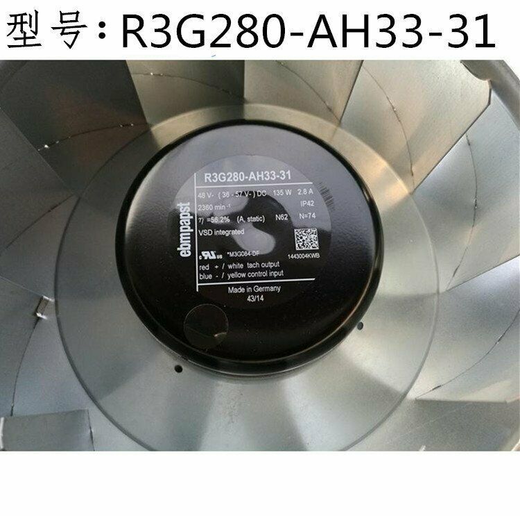 New 1pc for inverter cooling fan R3G280-AH33-31 48V DV 135W Model: R3G280-AH33-31 - BRAND NAME